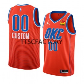 Dres Oklahoma City Thunder Prilagođeni Nike 2022-23 Statement Edition Naranča Swingman - Muške